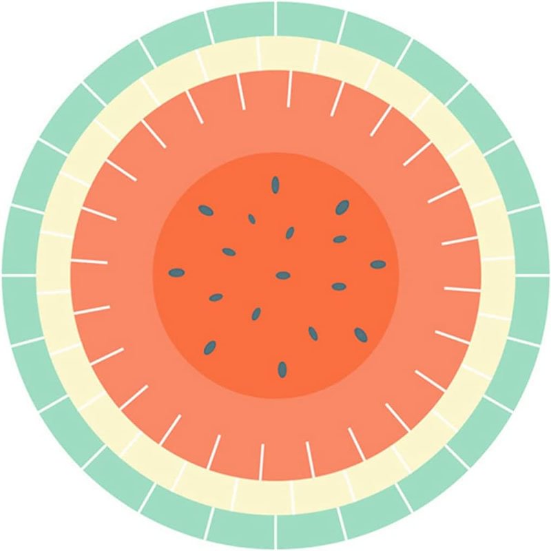   Watermelon Print Reusable Summer Cooling Mat for Dogs and Cats
