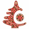 DIY Pearl Diamond Painting Acrylic Stand, Christmas Tabletop Decoration, Special Shaped Diamond Art Craft Kit for Home Decor