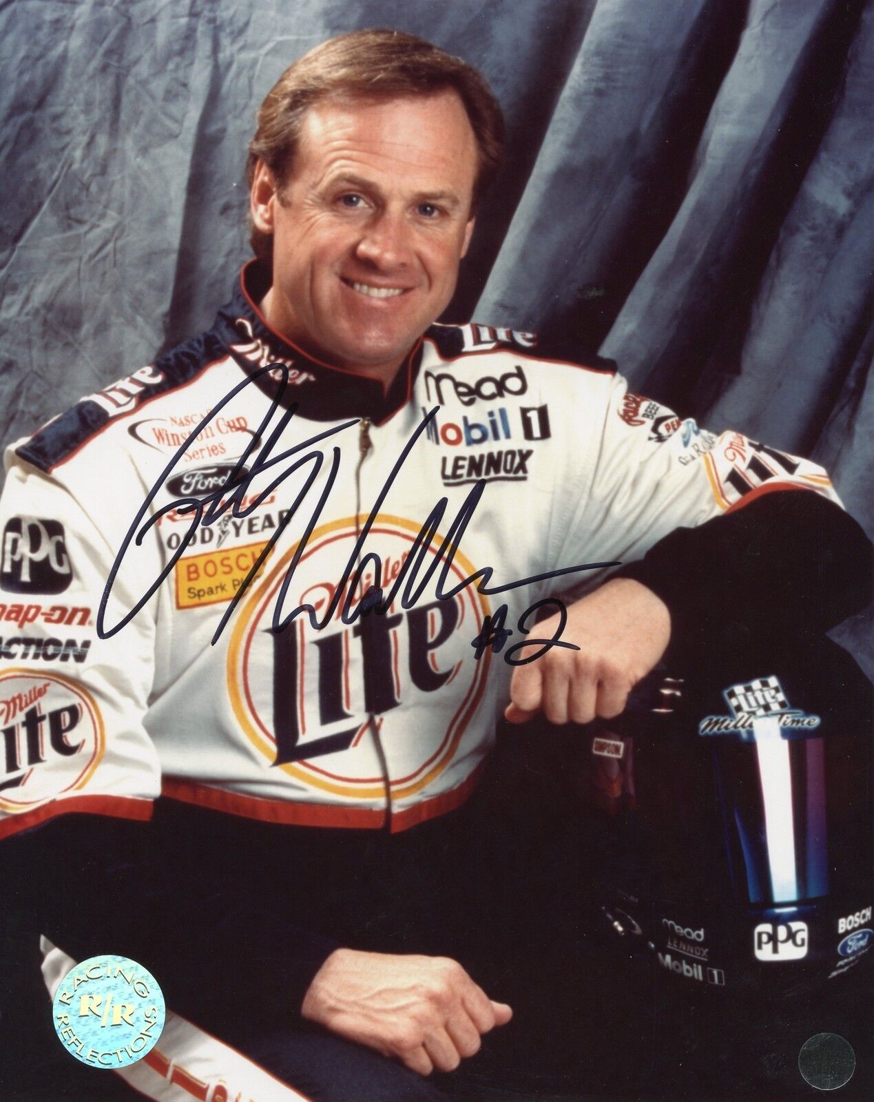 Rusty Wallace 8x10 Photo Poster painting Signed Autographed Auto Authenticated COA NASCAR