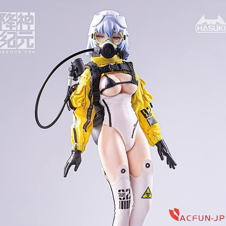 【予約】HASUKI 1/12 降神紀元 機甲少女 クラーケン 可動 アクション フィギュア 素体 ヘッド 衣装 武器 アクセサリー フルセット