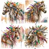 (Multi-Style)Horse-Partial Special Shaped Diamond Painting 30*30CM