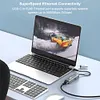2in1 USB-C/USB 3.1 To Ethernet Adapter 5000Mbps USB-C To RJ45 Network Converter
