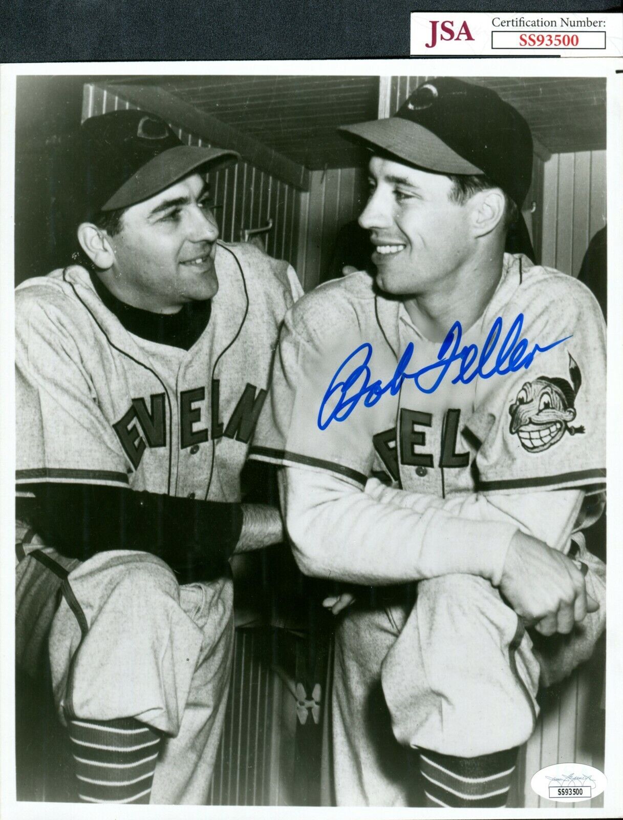 JSA Bob Feller Autographed Signed AUTO 8x10 Photo Poster painting Cleveland Indians TRB 873