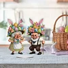 Diamond Painting Acrylic Easter Couple Diamond Painting Desktop Ornaments