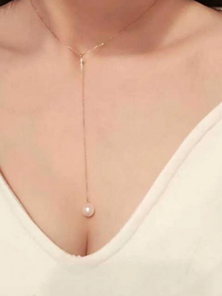 Pearl Embellished Vintage Necklace