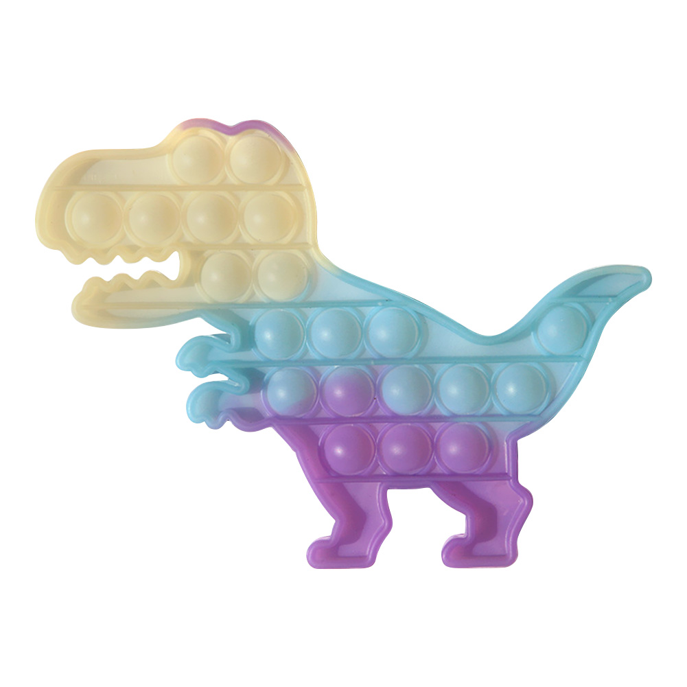 

Gradient Dinosaur Push Bubble Fidget Relaxing Toys Sensory Anti-stress Toy, 501 Original