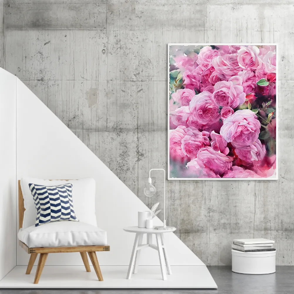 DIY Paint By Number 40*50cm - Garden Rose