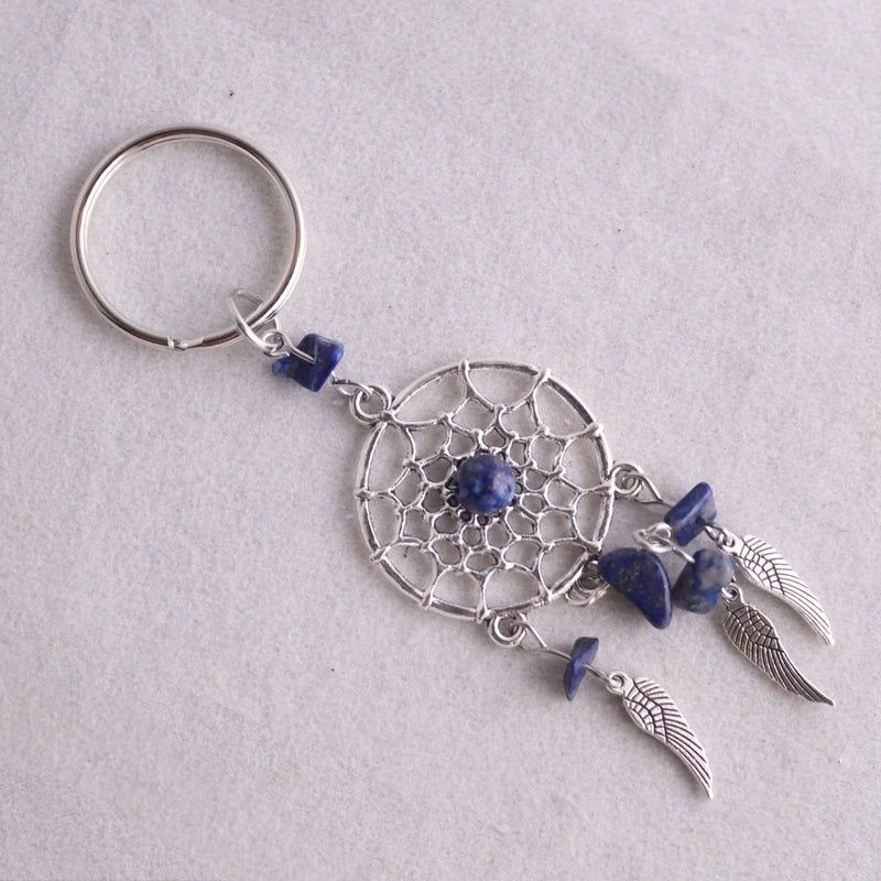 Minimalist Geometric Alloy Plating Keychain