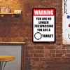 You are no Longer Trespassing, You are a Target - Vintage Metal Signs - 20*30cm/30*40cm - Warning