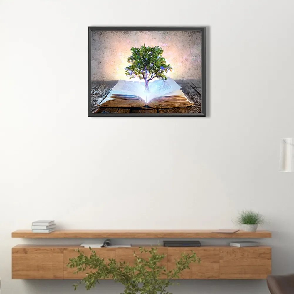 Full Round Diamond Painting 40*30cm - Magic Tree