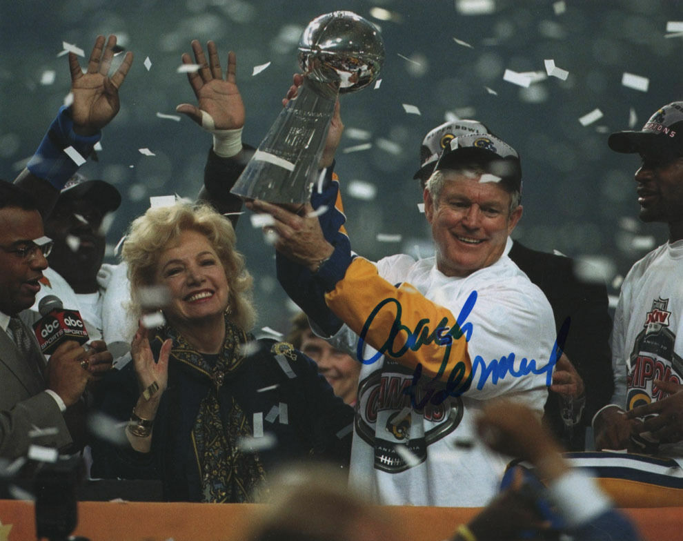 Dick Vermeil Autographed Signed 8x10 Photo Poster painting ( Rams ) REPRINT