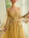 Golden Glamour Maxi Dress