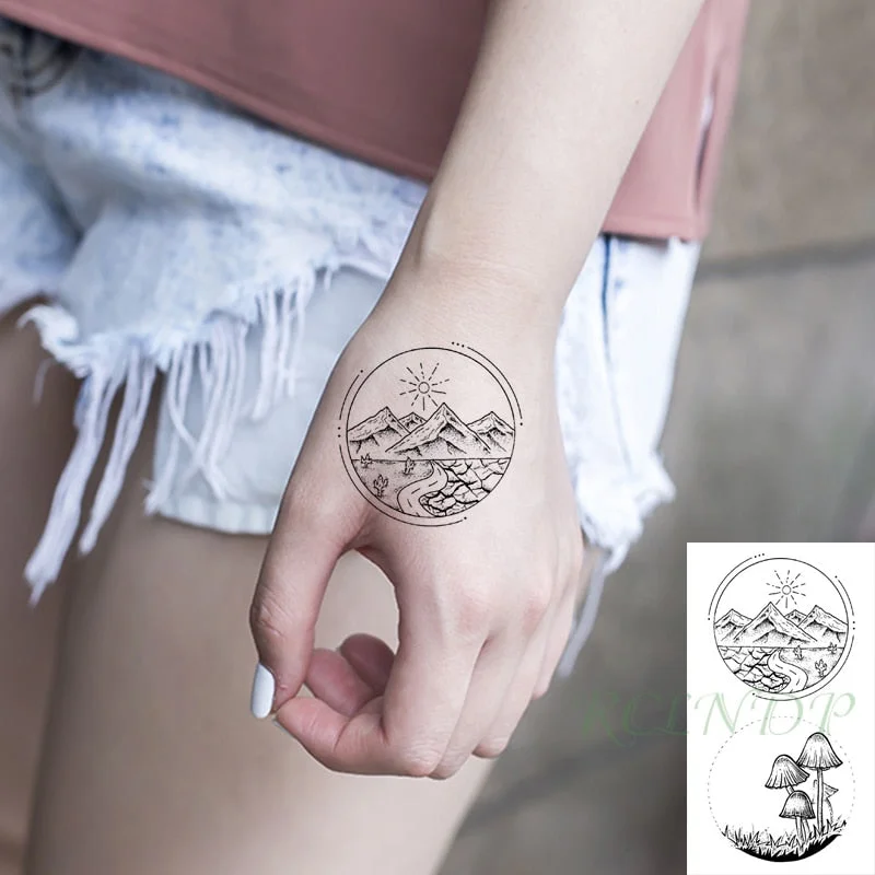 Waterproof Temporary Tattoo Sticker arrow ball Flash Tatoo Fake Tatto arm leg Wrist Foot hand shoulder For Girl Men Women
