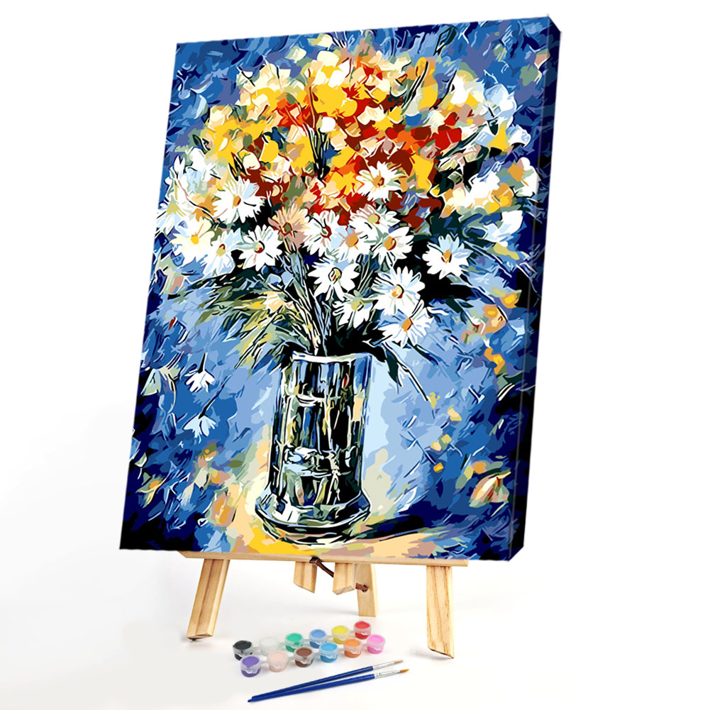 

40*50CM - Paint By Numbers - Flowers, 501 Original