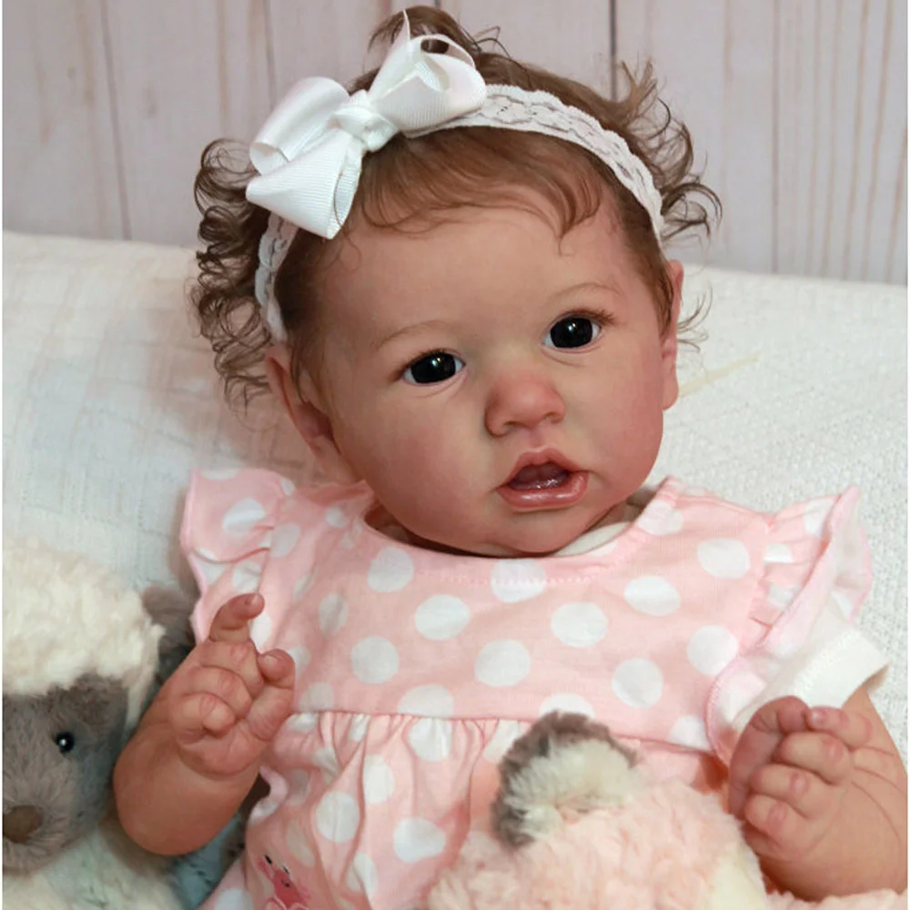 20'' Newborn Baby Girl Doll Iris Look Like a Real Baby, Cute Lifelike ...