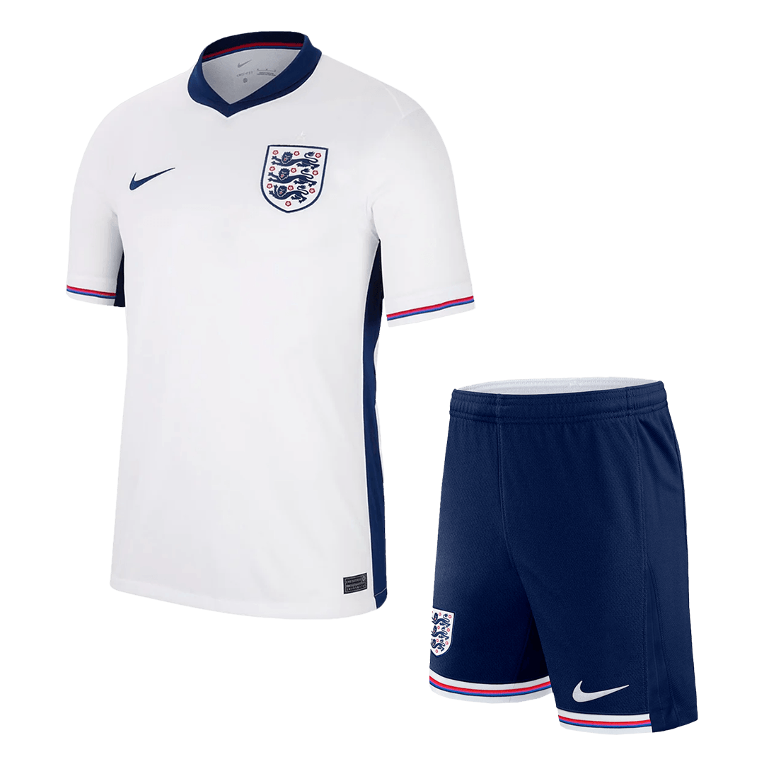 England Home Soccer Jersey Kit(Jersey+Shorts) Euro 2024