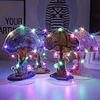 >SALE<4 PCS Diamond Art Table Decor Mushroom with Lights (Mushroom #3)