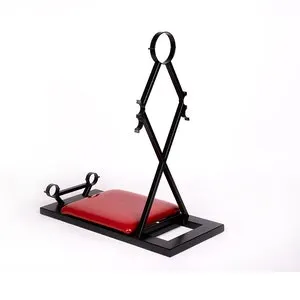 pornhint Pornhint BDSM PILLORY with handcuffs and collar for bondage and punishment. Heavy duty adult toy for submissive pleasure. Fetish furniture for adults