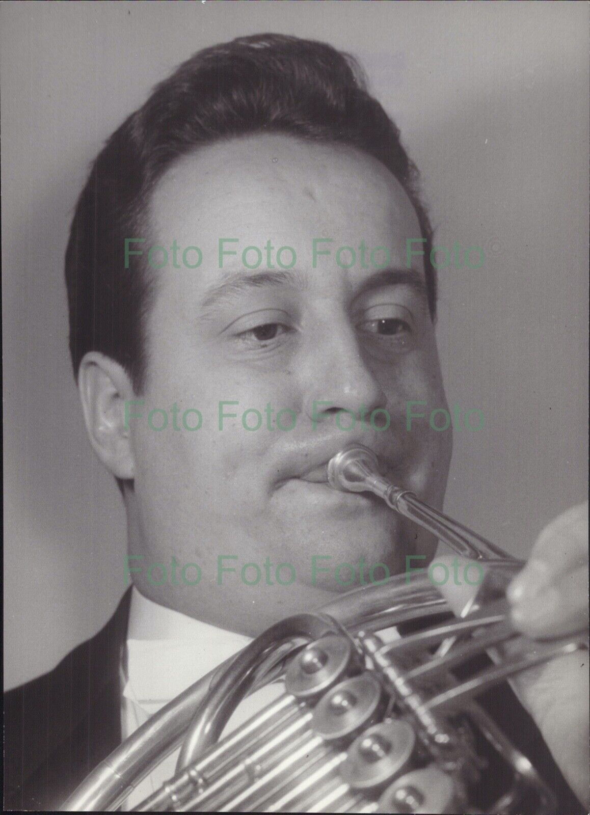 Gerhard Schr?der Hornist Oper Musik Vintage Presse Foto R?hnert (UN-306