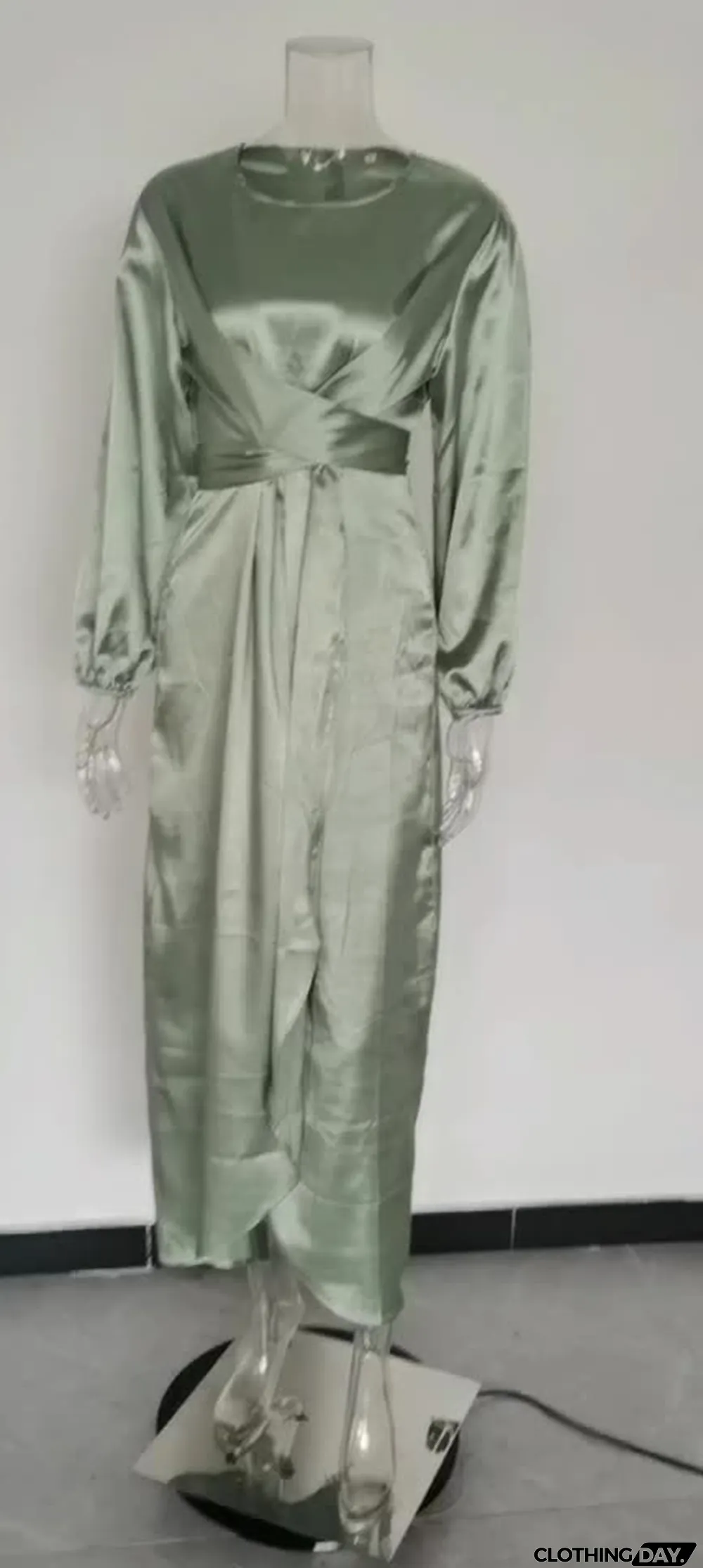 Feminine tunic dress,satin maxi dress in Dubai