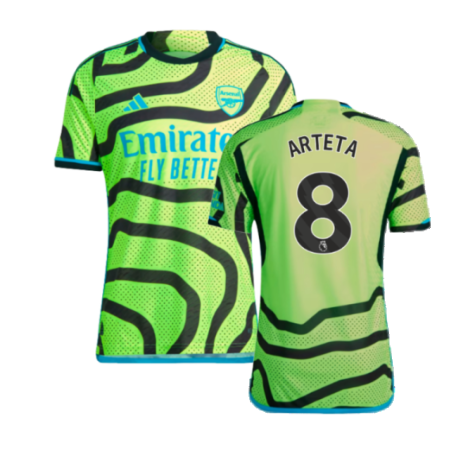 Arsenal Mikel Arteta 8 Away Shirt Kit 2023-2024