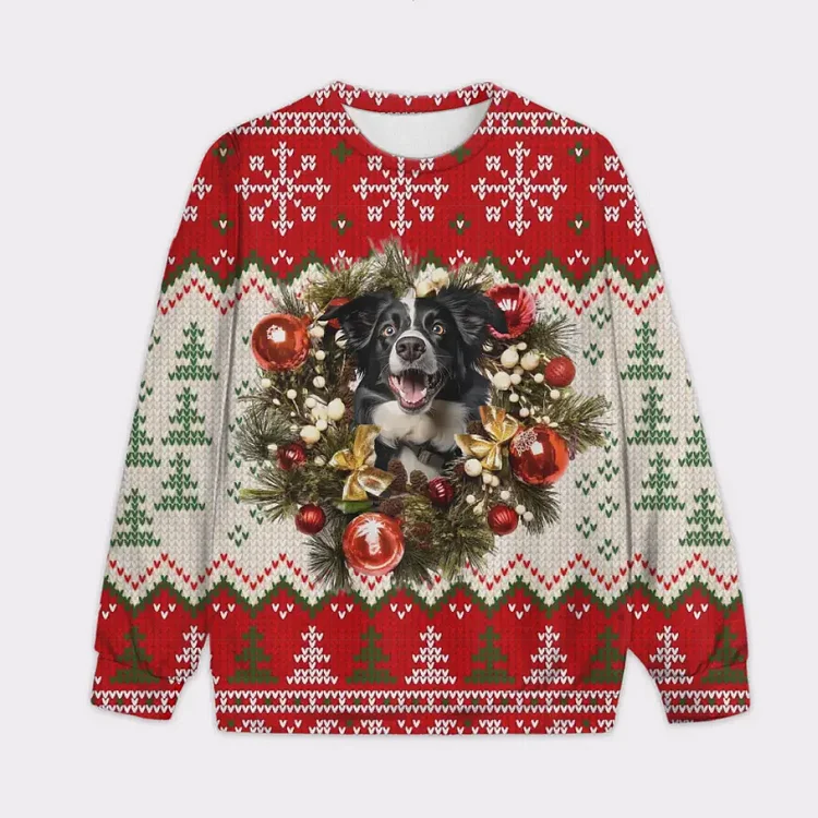 Customize Your Own Christmas Sweater with Your Pet's Face