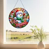 Double Sided Effect Christmas Special Shape Snowman Diamond Painting Hanging Pendant Decor Kit