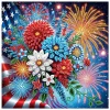 Diamond Painting-DIY Crystal Rhinestone Flag Fireworks