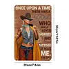 Cowgirl - Vintage Metal Signs - 20*30cm/30*40cm - Western