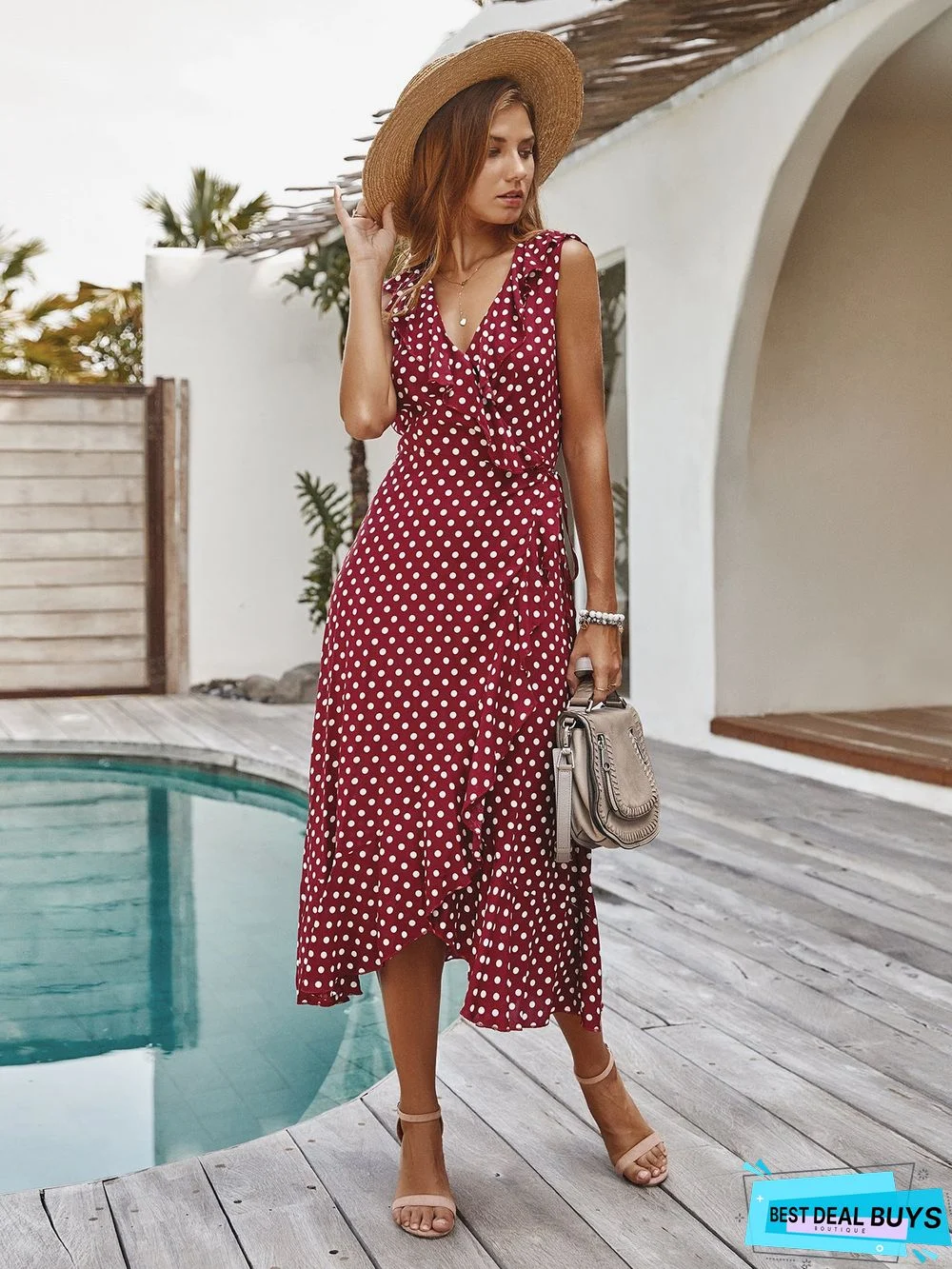 Wave Sexy Vest Dress Summer