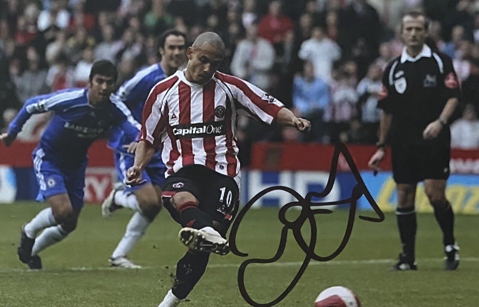 Danny Webber Genuine Hand Signed Sheffield United 6X4 Photo Poster painting 4