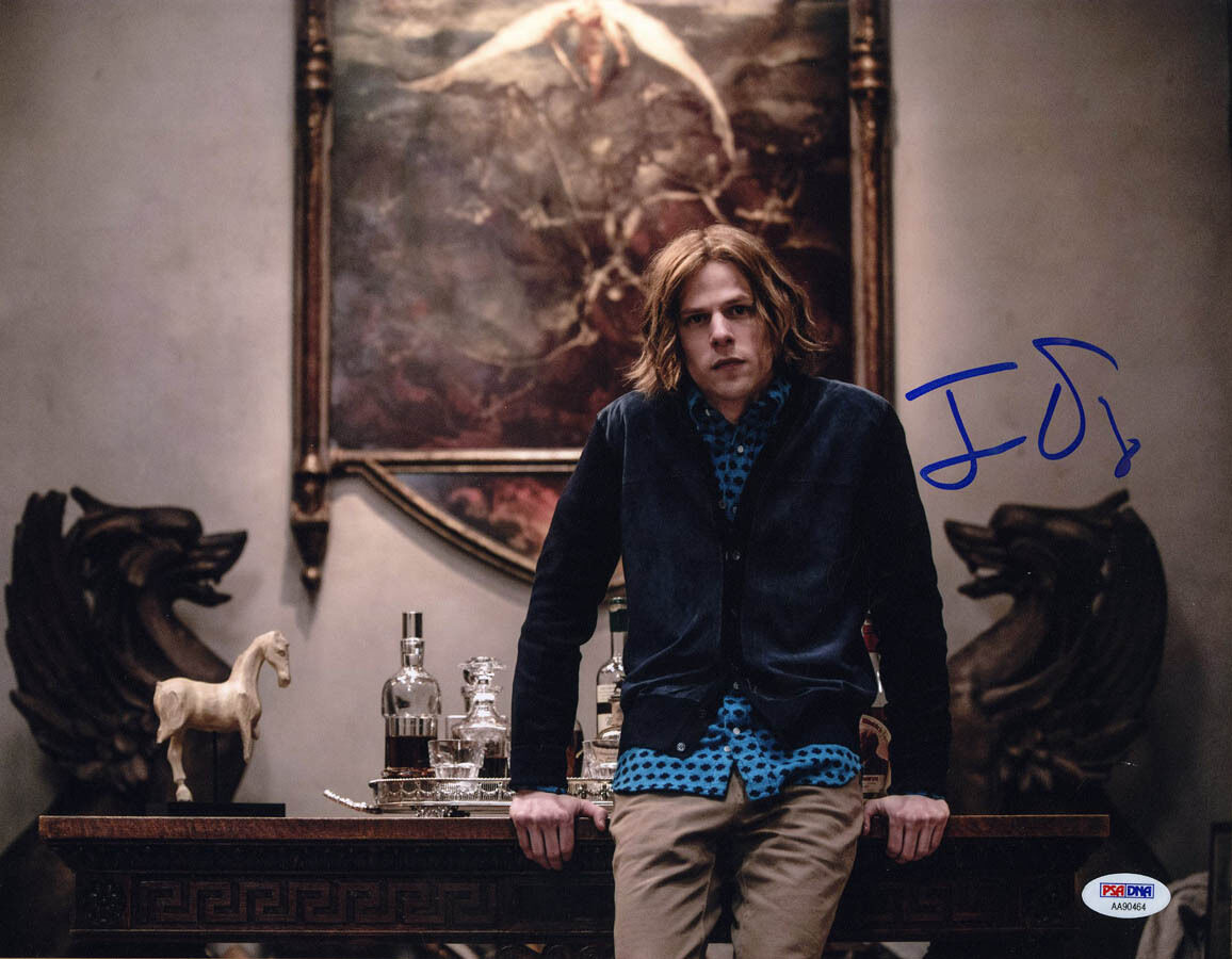 Jesse Eisenberg SIGNED 11x14 Photo Poster painting Lex Batman V Superman PSA/DNA AUTOGRAPHED