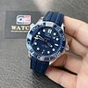 Seamaster Diver 300M Blue Ceramic Blue Dial on Blue Rubber Strap 42mm Super Clone