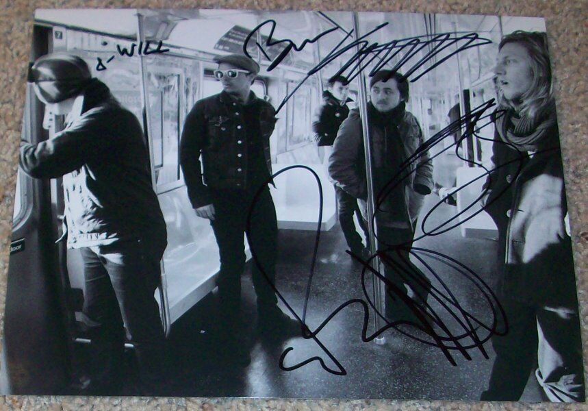 DELTA SPIRIT SIGNED AUTOGRAPH 8x10 Photo Poster painting A w/PROOF MATTHEW VAZQUEZ +4