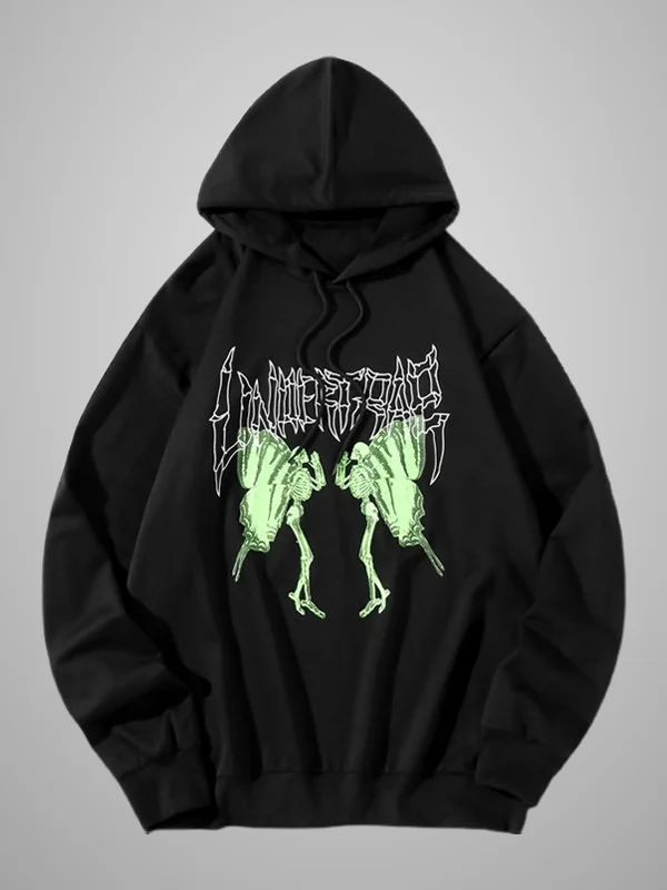 Unisex Graphic Oversized Cotton Hoodie