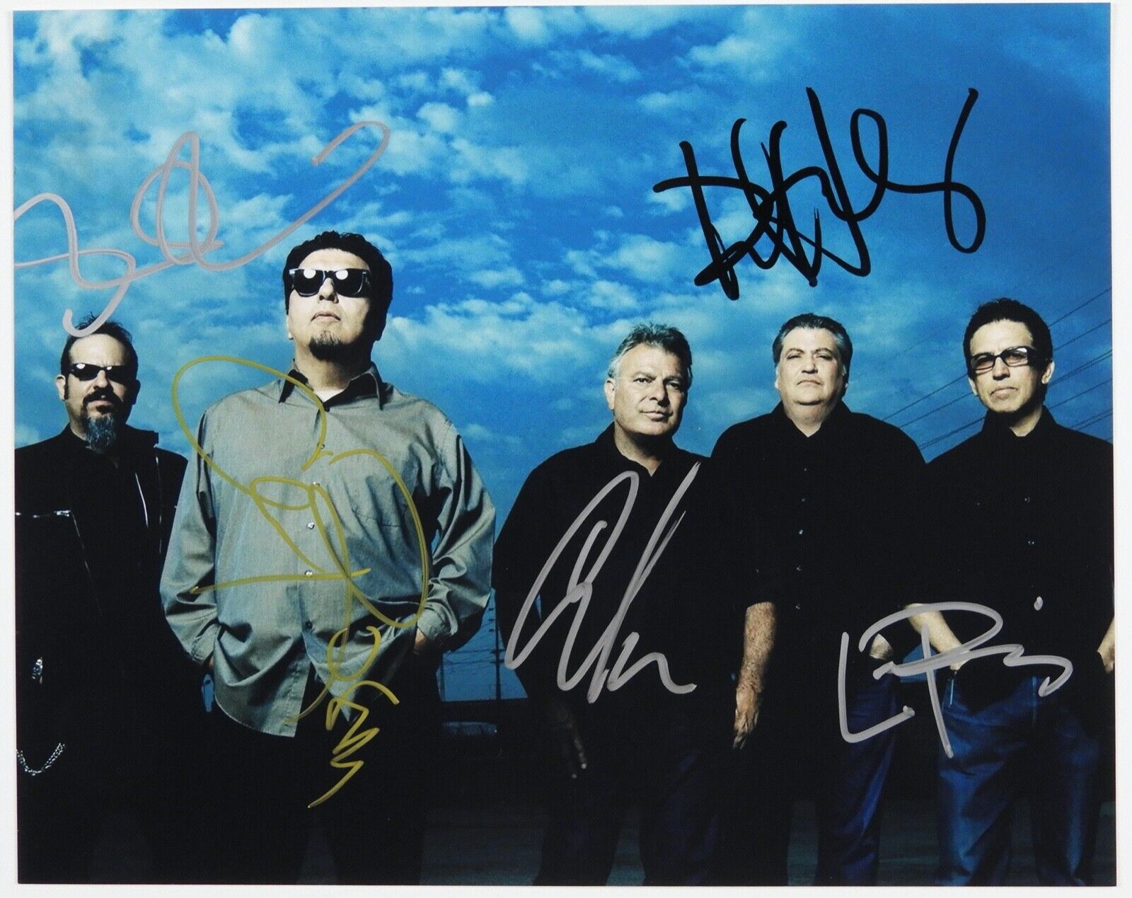 Los Lobos JSA Signed Autograph Photo Poster painting Fully Signed