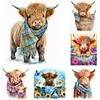 (Multi Style)[Multi-Style]Cute Yak-Full Embroidery 3 strands 11CT Stamped Cross Stitch-40*45CM