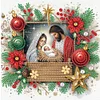 Weihnachten Jesus Mutter - speziell geformtes Diamantgemälde - 30*30cm