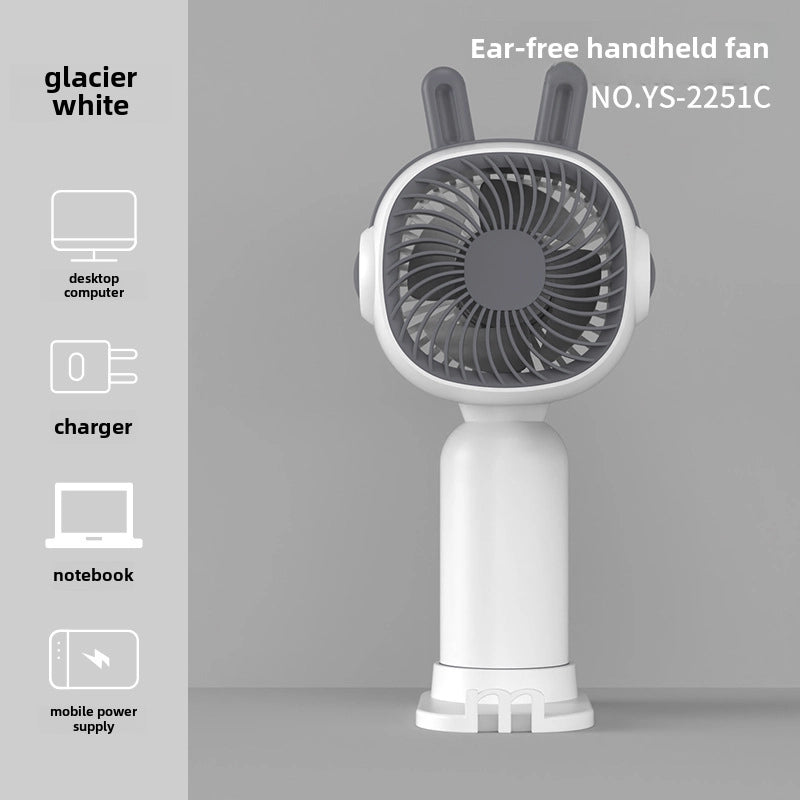 New Flower Mini Hand-held Small Fan Summer Fresh Portable Portable Portable Fan Usb Storage Electric Fan