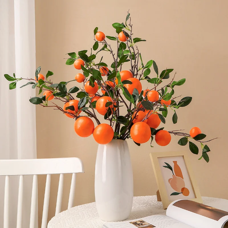 Athvotar Simulation Fruit Stem False Flower Simulation Flower Living Room Decoration Simulation Fake Flower Wedding Shooting Props