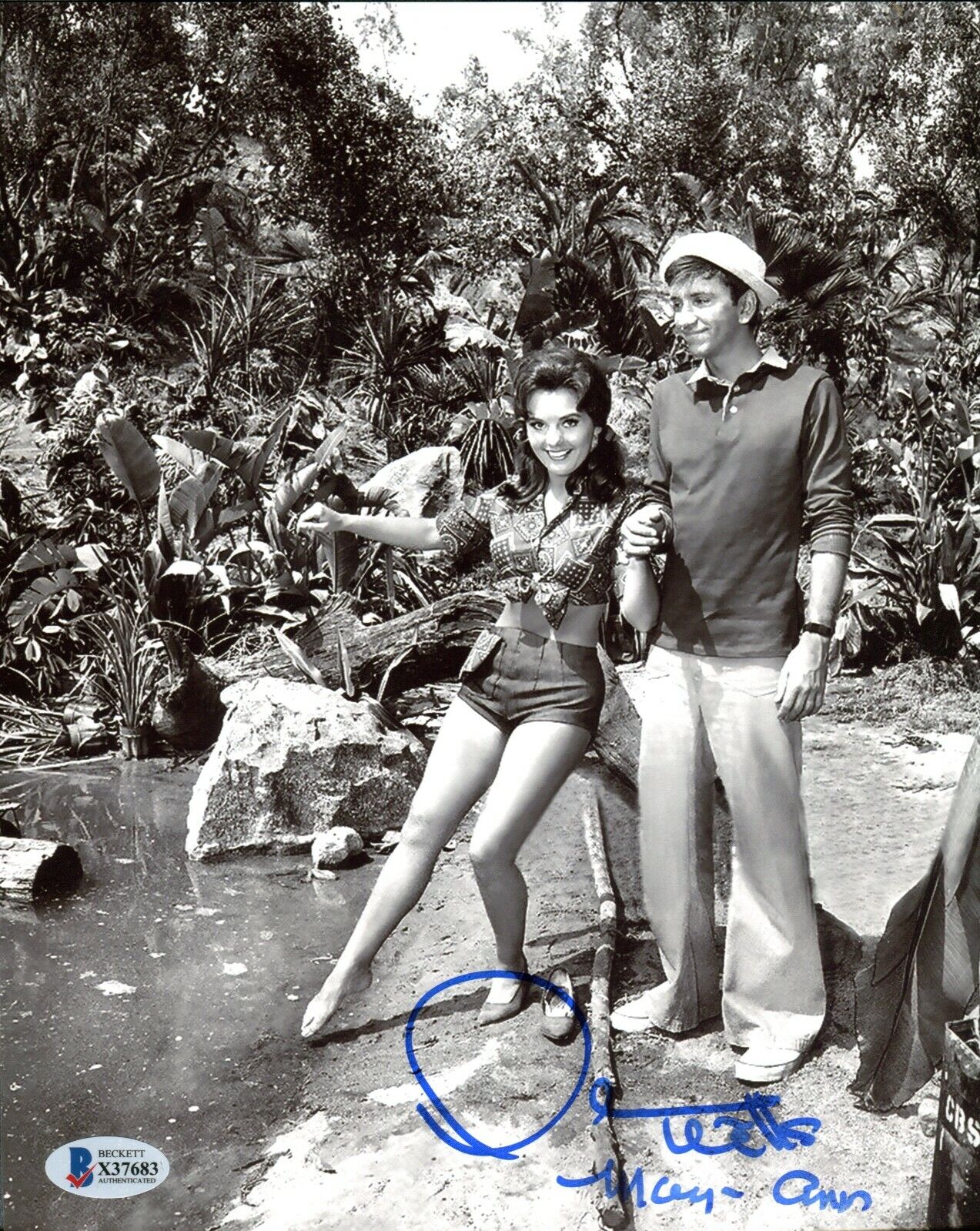 BAS Dawn Wells Mary Ann Autographed Signed 8x10 Photo Poster painting Gilligan's Island TRB 838