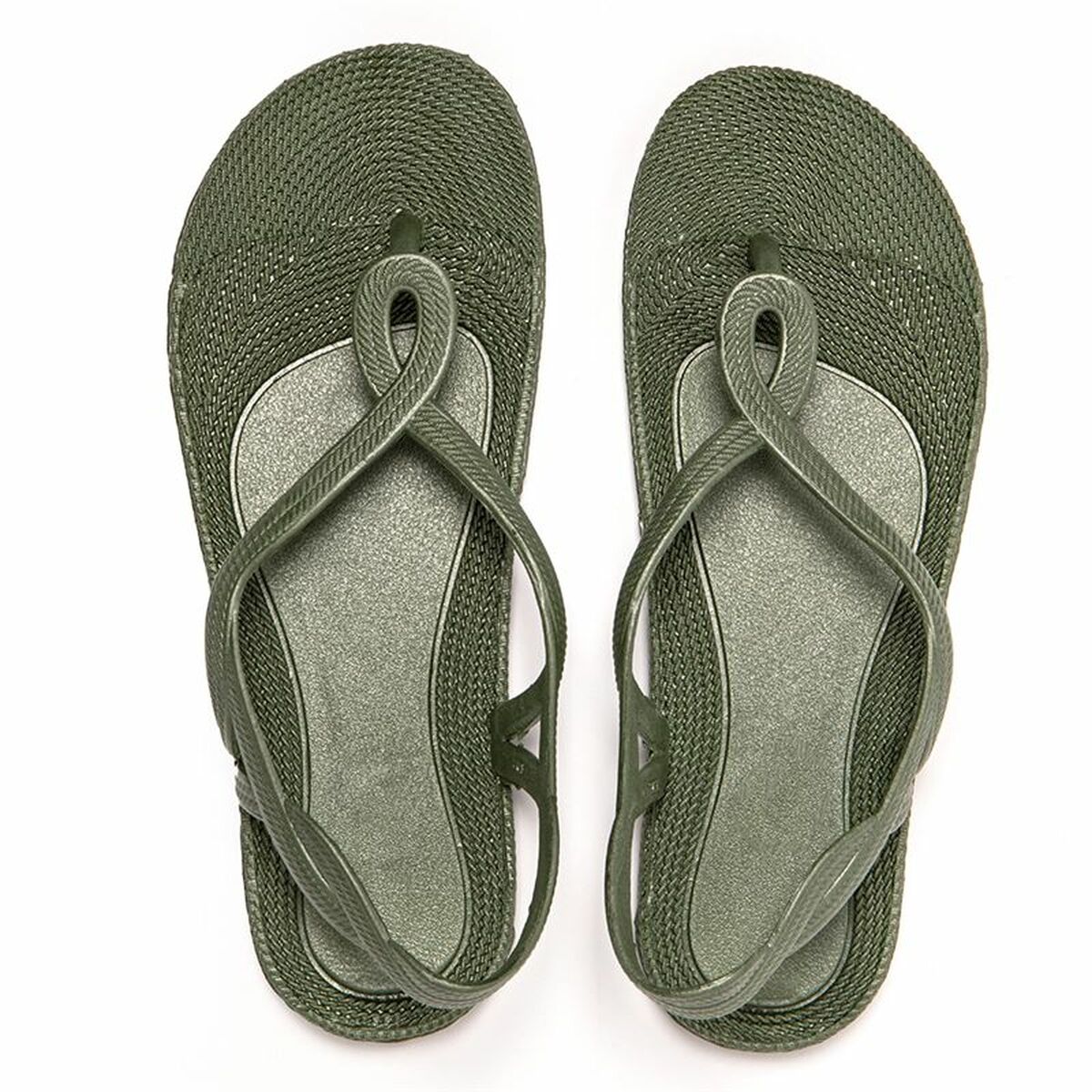 Women's Flip Flops Brasileras Antalya Military Yellow