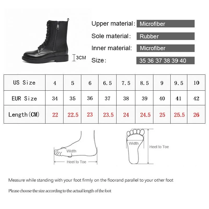 Smile Circle Ankle Boots Women Flats Platform shoes Autumn Fashion Comfortable Round Side zipper Ladies Short Boots