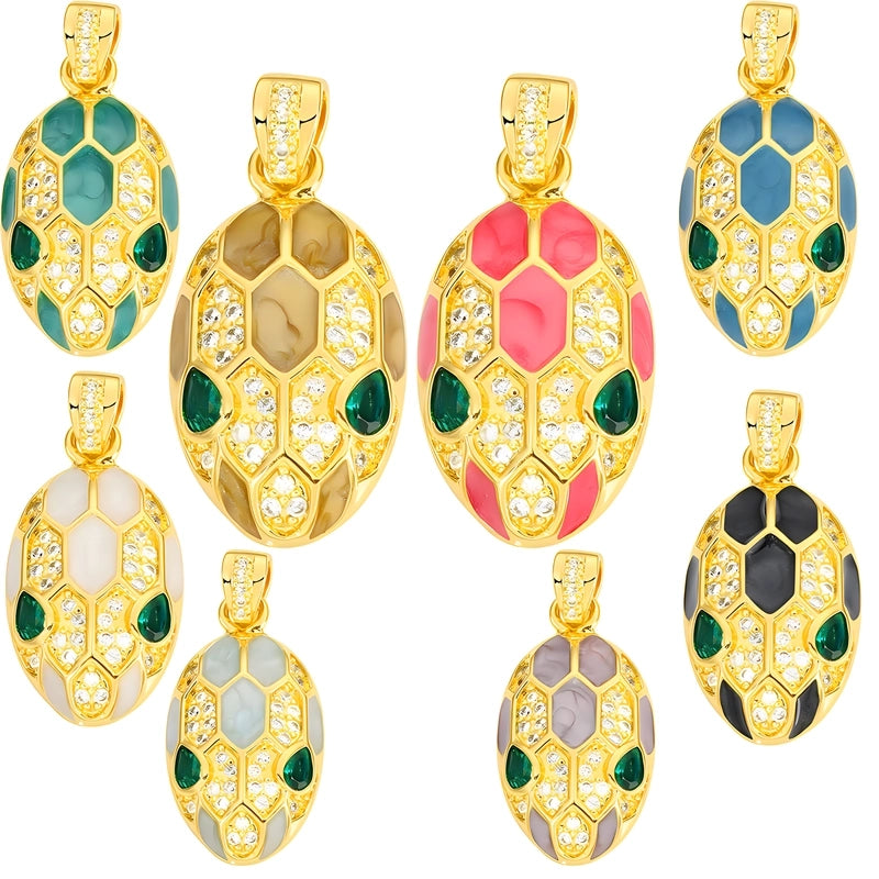 1 Piece 24.6*13.1*4.1mm Alloy Copper Color Block Pendant