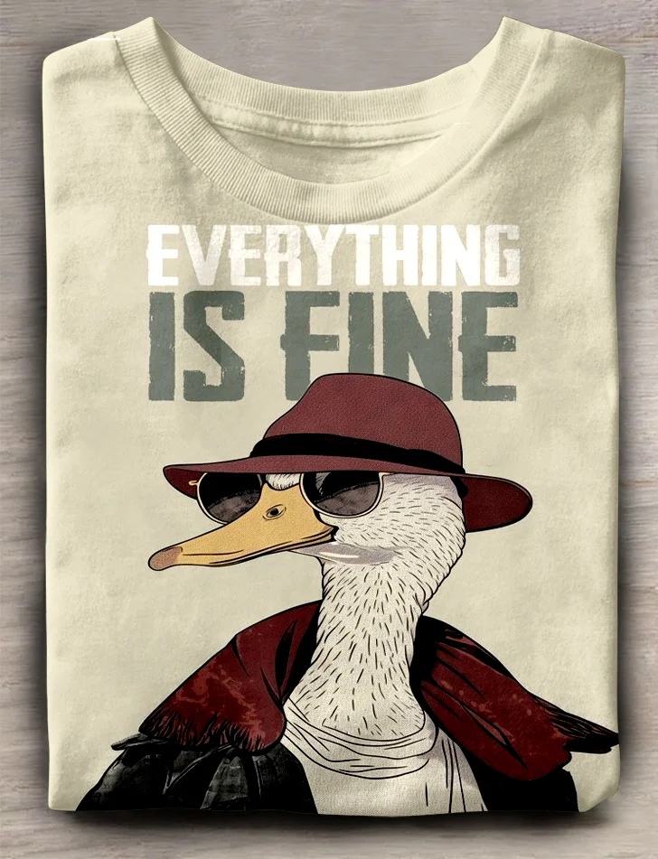 Eagerlys  Everything Is Fine T-shirt Eagerlys