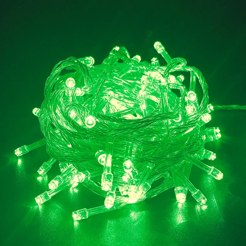 10M 100LED Christmas String Fairy Light 8 Modes Wedding Party Garland Christmas Tree Decoration for Home Holiday Lighting