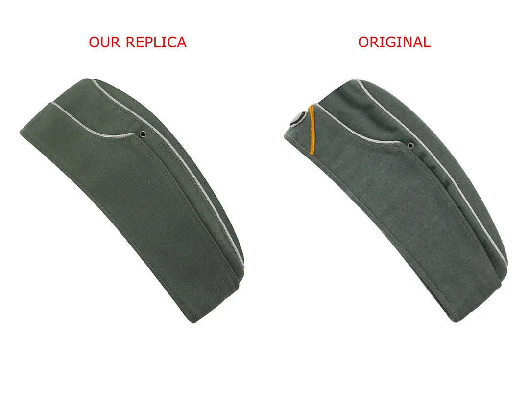   Wehrmacht Elite M1938 Field Grey Gabardine Overseas Cap German-Uniform