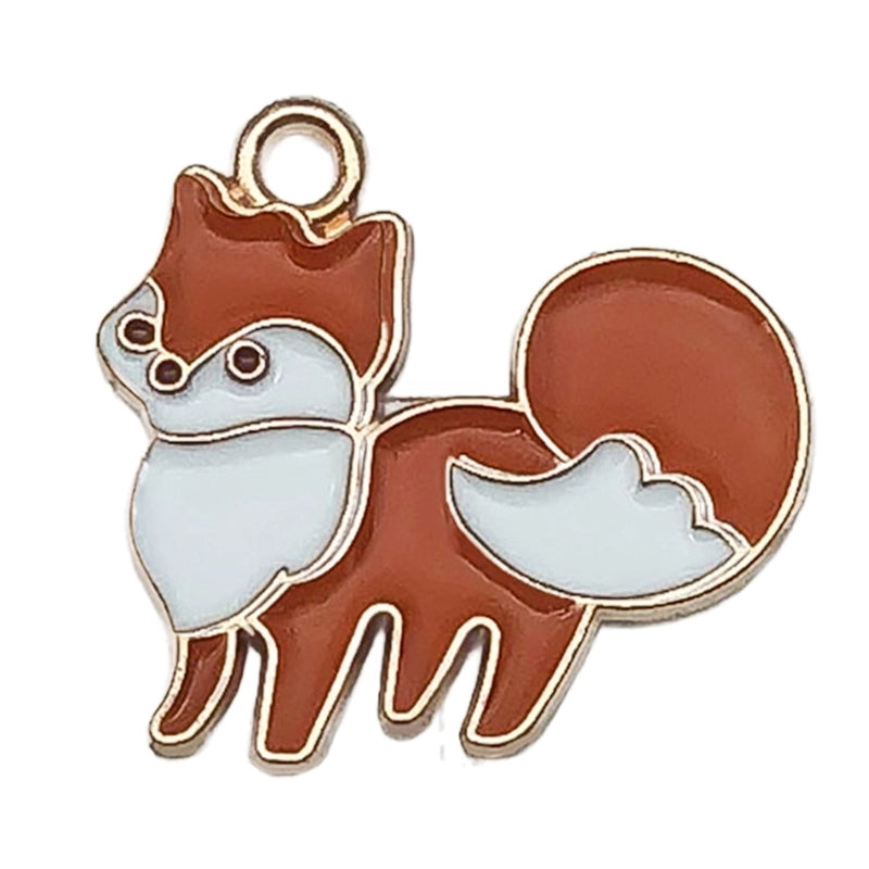 20 PCS/Package 19x18mm 19x22mm 23x14mm Alloy Animal Pumpkin Mushroom Pendant Jewelry Accessories