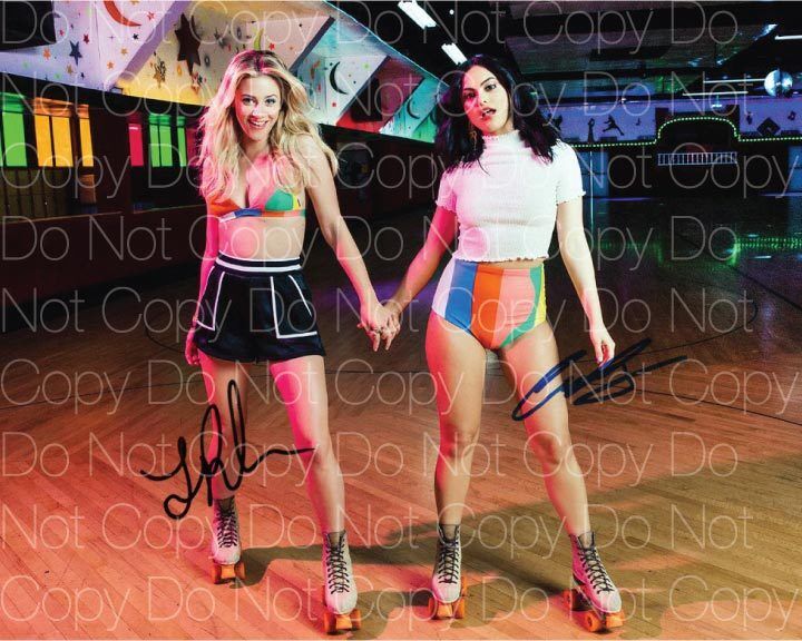 Camila Mendes Lili Reinhart signed Photo Poster painting Riverdale 8X10 in picture autograph RP