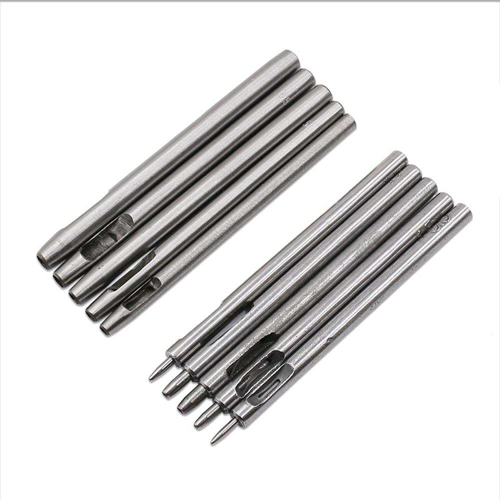 

10pcs 0.5mm-5mm Leather Belt Puncher Leathercraft Round Hole Hollow Punch, 501 Original